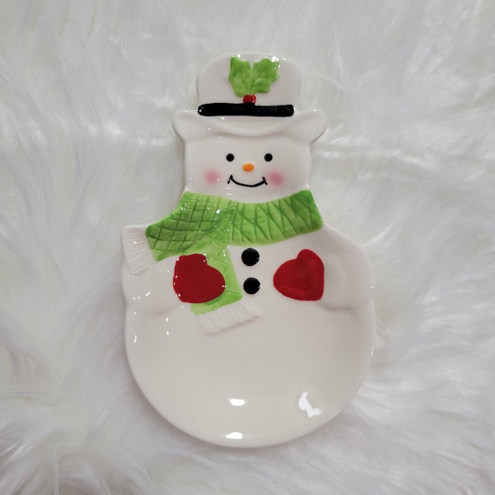 Lenox Snowman Spoon Rest